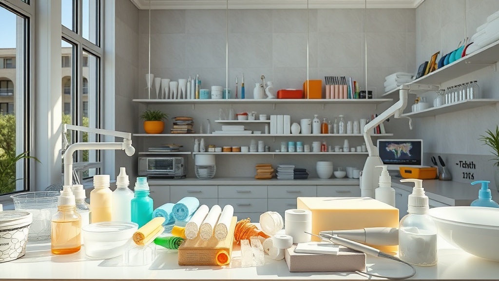 Desafios na organização de resinas e materiais restauradores